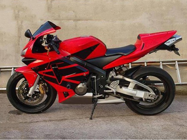 Carenados Moto Honda CBR600 F2 1991-1994 - Rojo Negro Mate