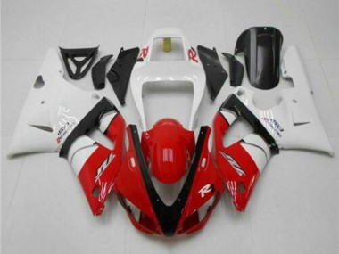 Carenados Moto Yamaha YZF R1 1998-1999 - Blanco Rojo Negro