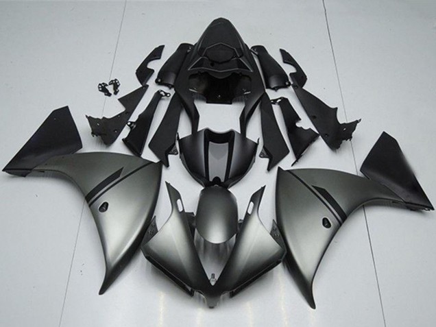 Carenados Moto Yamaha YZF R1 2012-2014 - Gris Mate Negro Mate