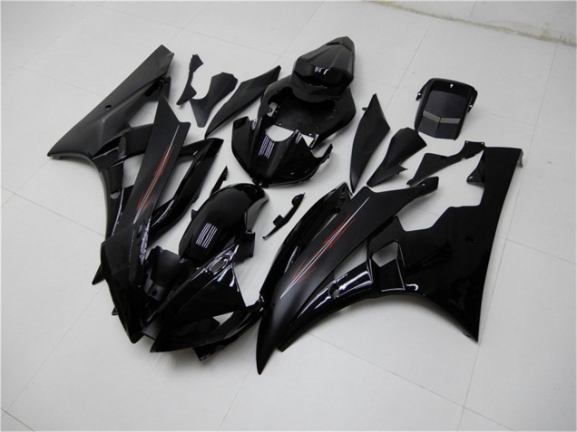Kits Carenado Moto Yamaha YZF R6 2006-2007 - Negro Brillante Negro Mate