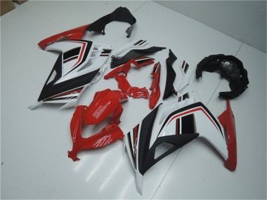 Carenados Moto Kawasaki Ninja 300 EX300R 2013-2024 - Blanco Rojo Negro