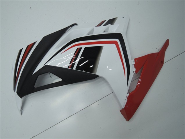 Carenados Moto Kawasaki Ninja 300 EX300R 2013-2024 - Blanco Rojo Negro
