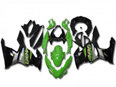 Carenados Moto Kawasaki EX400 2018-2024 - Verde Negro Gris