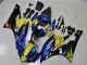 Carenados Moto Yamaha YZF R6 2006-2007 - Azul Amarillo Negro Brillante Tiburón