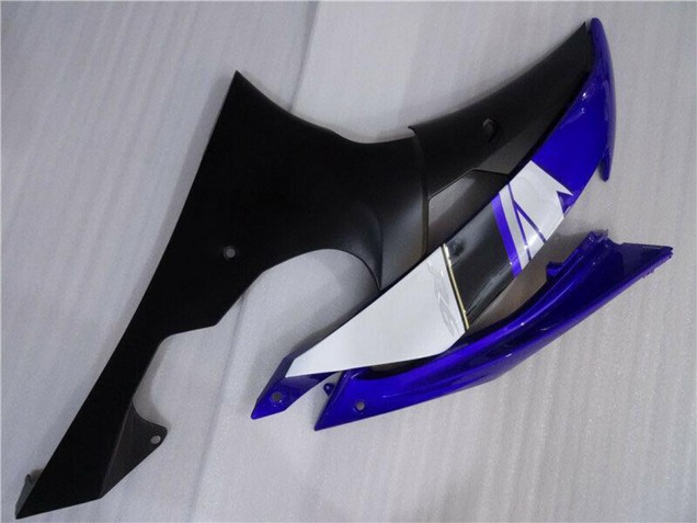 Carenados Moto Yamaha YZF R6 2008-2016 - Blanco Azul Negro Mate