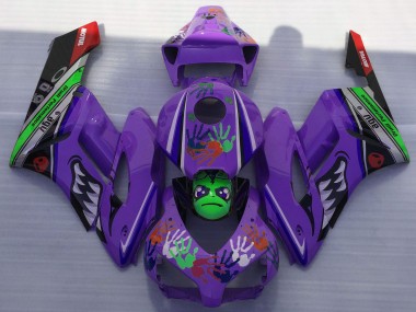 Carenados Moto Honda CBR1000RR 2004-2005 - Púrpura Verde Negro Rojo Tiburón