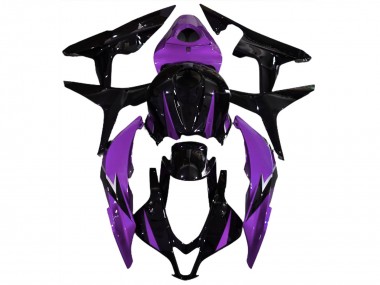 Carenados Moto Honda CBR600RR 2007-2008 - Púrpura Negro Brillante