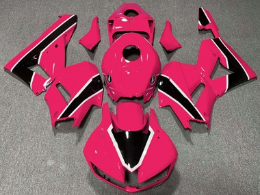Carenados Moto Honda CBR600RR 2013-2023 - Rosa Blanco Negro Brillante