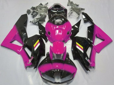 Carenados Moto Honda CBR600RR 2013-2023 - Rosa Negro Brillante Blanco Amarillo
