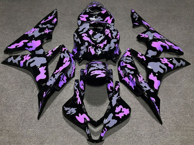 Carenados Moto Honda CBR600RR 2007-2008 - Púrpura Gris Camouflage
