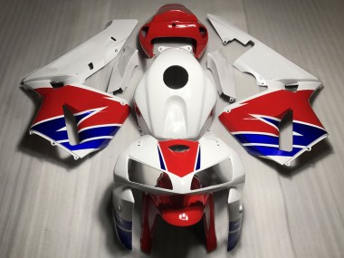 Carenados Moto Honda CBR600RR 2005-2006 - Blanco Rojo Azul