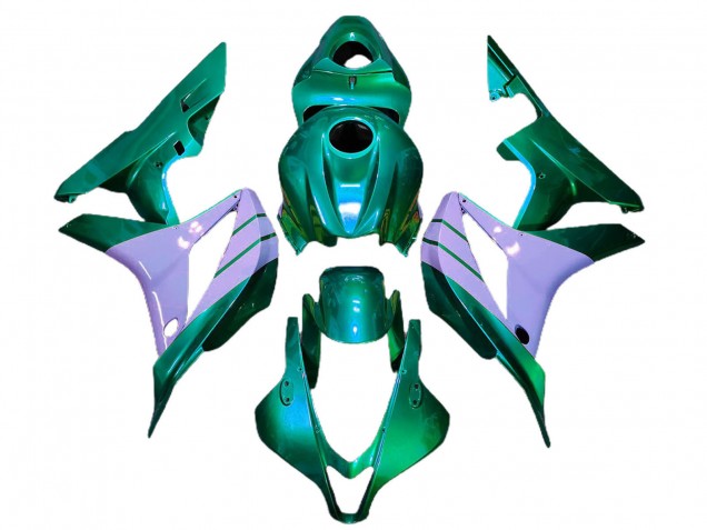 Carenados Moto Honda CBR600RR 2007-2008 - Turquesa Verde Milky Púrpura