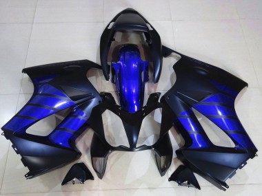 Carenados Moto Honda VFR 800 2002-2013 - Azul Brillante Azul Mate Negro Mate