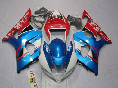 Carenados Moto Suzuki GSXR 1000 2003-2004 - Rojo Azul Blanco