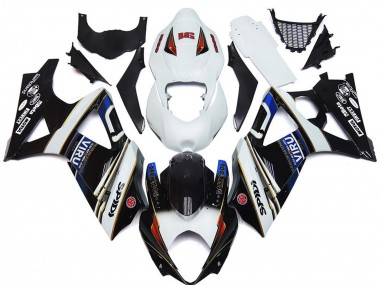 Carenados Moto Suzuki GSXR 1000 2007-2008 - Blanco Azul Rojo Negro Viru