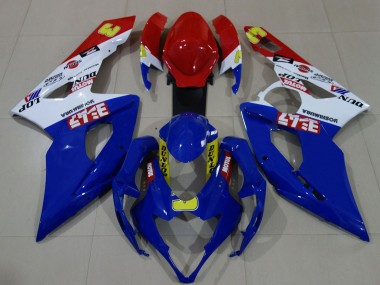 Carenados Moto Suzuki GSXR 1000 2005-2006 - Blanco Rojo Azul Amarillo