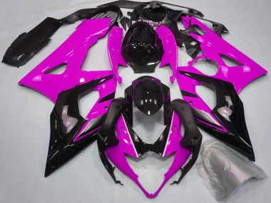 Carenados Moto Suzuki GSXR 1000 2005-2006 - Rosa Negro Brillante
