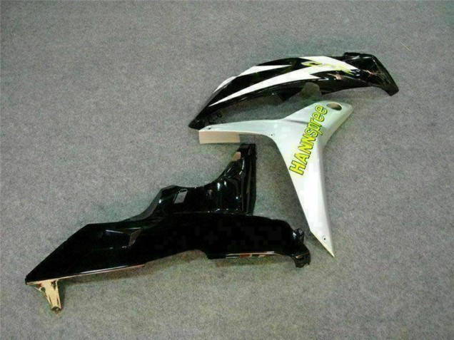 Carenado Moto Honda CBR600RR 2007-2008 - Blanco Verde Negro Brillante Hannspree