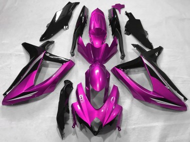 Carenados Moto Suzuki GSXR 600 / GSXR 750 2008-2010 - Rosa Negro Brillante