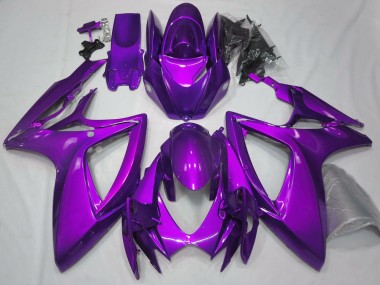 Carenados Moto Suzuki GSXR 600 / GSXR 750 2006-2007 - Plain Púrpura Brillante