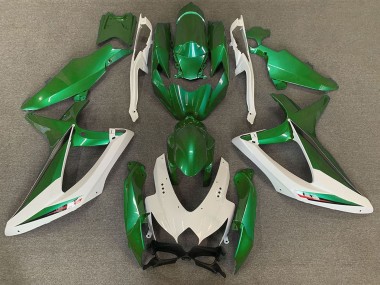 Carenados Moto Suzuki GSXR 600 / GSXR 750 2008-2010 - Blanco Verde OEM Estilo