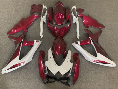 Carenados Moto Suzuki GSXR 600 / GSXR 750 2008-2010 - Blanco Rojo OEM Estilo