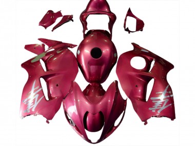 Carenados Moto Suzuki GSXR 1300 1996-2007 - Rojo Brillante Plata Logo