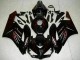 Carenados Moto Honda CBR1000RR 2004-2005 - Negro Brillante Rojo Llama