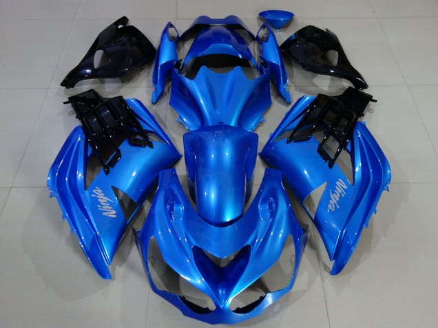 Carenados Moto Kawasaki ZX14R ZZR1400 2012-2024 - Azul Negro