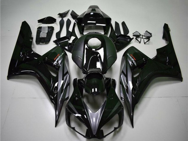 Carenados Moto Honda CBR1000RR 2004-2005 - Negro Brillante Gris