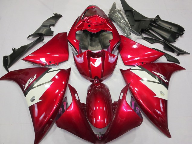 Carenados Moto Yamaha R1 2012-2014 - Rojo Blanco