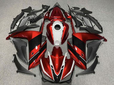 Carenados Moto Yamaha R3 2015-2018 - Rojo Blanco Negro Brillante
