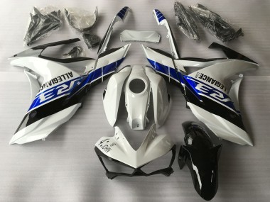 Carenados Moto Yamaha R3 2015-2018 - Blanco Azul Negro
