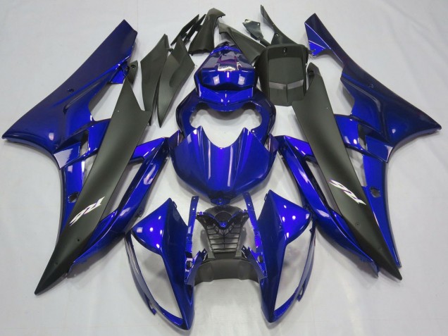 Carenados Moto Yamaha R6 2006-2007 - Azul Negro Mate