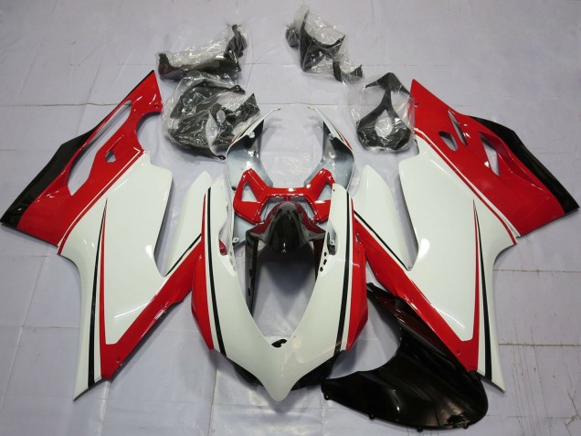 Carenados Moto Ducati 899 1199 2011-2014 - Blanco Rojo Verde Negro Brillante