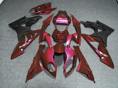 Kits Carenado Moto BMW S1000RR 2009-2014 - Rojo Negro Mate