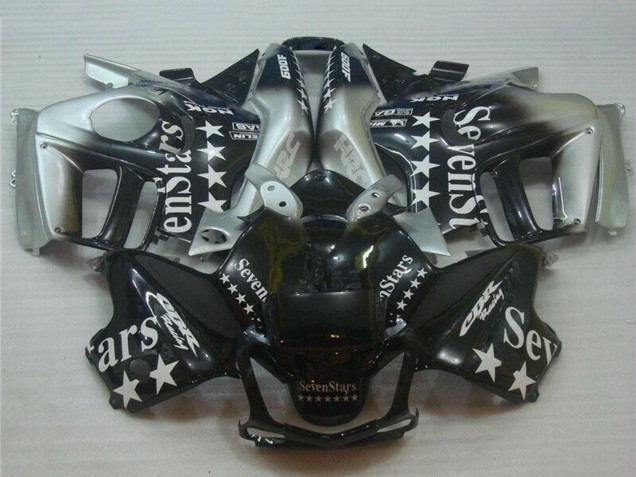 Carenados Moto Honda CBR600 F3 1995-1996 - Plata Negro Brillante SevenStars