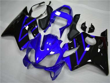 Carenado Moto Honda CBR600 F4i 2001-2003 - Azul Negro Brillante