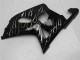 Carenados Moto Suzuki GSXR 600/750 2001-2003 - Negro Brillante Plata Llama