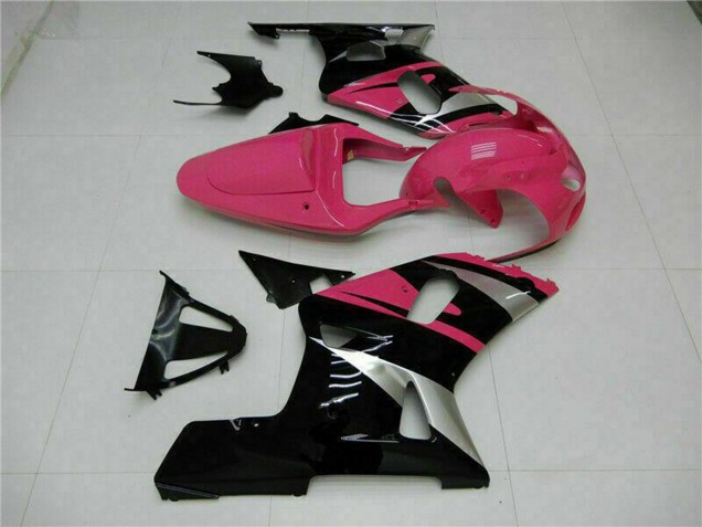 Carenados Moto Suzuki GSXR 600/750 2001-2003 - Rosa Plata Negro Brillante
