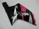 Carenados Moto Suzuki GSXR 600/750 2001-2003 - Rosa Plata Negro Brillante