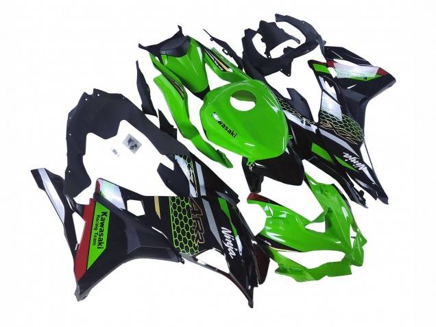 Carenados Moto Kawasaki ZX25R ZX-25R 2019-2025 - Verde Negro Rojo Honeycomb
