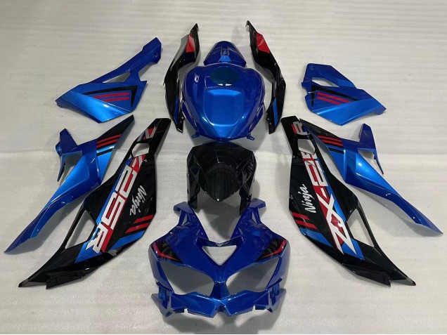 Carenados Moto Kawasaki ZX25R ZX-25R 2019-2025 - Azul Rojo Gris