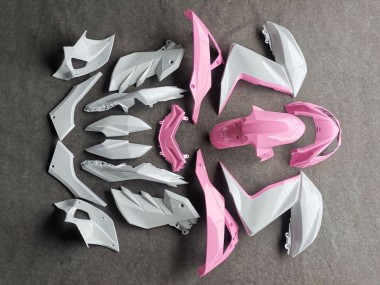 Carenados Moto Kawasaki Z250/Z300 2015-2016 - Blanco Rosa
