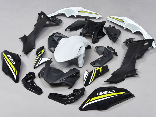 Carenados Moto Kawasaki Ninja Z650 2017-2019 - Negro Blanco Amarillo