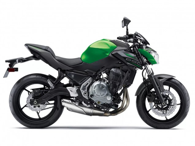 Carenados Moto Kawasaki Ninja Z650 2017-2019 - Negro Verde Plata