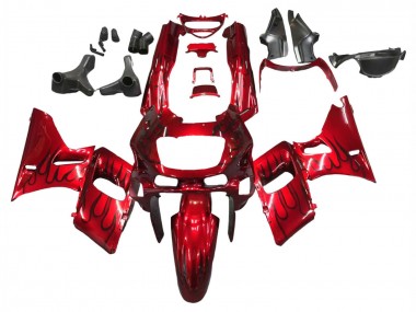 Carenados Moto Kawasaki ZZR600 1998-2003 - Rojo Negro Llama