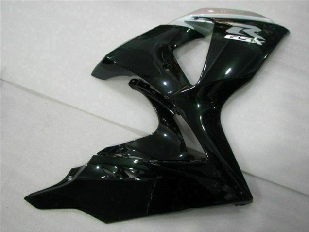 Carenados Moto Suzuki GSXR 1000 2009-2016 - Negro Brillante Plata Blanco