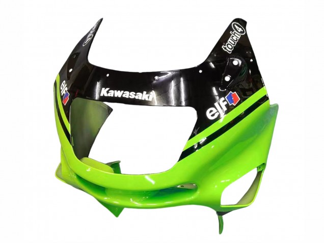 Carenados Moto Kawasaki ZZR400 1993-2007 - Verde Negro Brillante Azul Monstruo Elf Touch4 Bridgestone