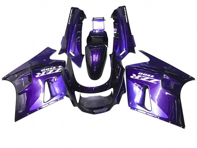 Carenados Moto Kawasaki ZZR1100 1990-1992 - Púrpura Azul